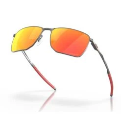 Oakley Ejector Matte Gunmetal Glasses 58 Prizm Ruby -Golf Essentials Shop 0OO4142A001 3 L