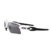 Oakley Flak 2.0 XL Polished White Glasses 59 Prizm Black Polarized -Golf Essentials Shop 0OO9188A001 7 L