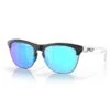 Oakley Frogskins Lite Matte Black Glasses 63 Prizm Sapphire