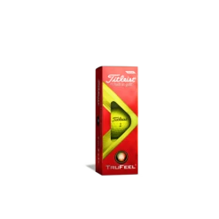 Titleist Trufeel Golf Balls - Yellow 9 Titleist Trufeel Golf Balls - Yellow -Golf Essentials Shop 2022 TruFeel Sleeve Yellow right facing