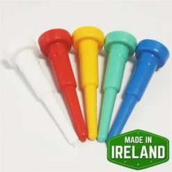 Cone Plastic Tees 16 Pack Multicolour Short -Golf Essentials Shop CLUH0926003 1 L