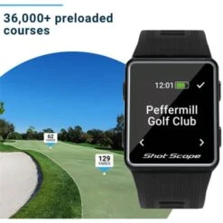G3 Shotscope GPS Watch Black 13 G3 Shotscope GPS Watch Black -Golf Essentials Shop GAGPSSG3001 12 L