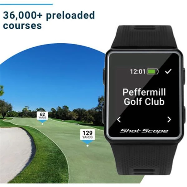 G3 Shotscope GPS Watch Black 8 G3 Shotscope GPS Watch Black - Image 6