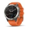 Garmin Fenix 6 Ti Sapphire GPS Watch Sapphire Grey Orange 2 Garmin Fenix 6 Ti Sapphire GPS Watch Sapphire Grey Orange -Golf Essentials Shop GAR20H4214002 L