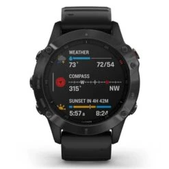 Garmin Fenix 6 Pro GPS Watch Black -Golf Essentials Shop GAR20H4221002 3 L