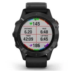 Garmin Fenix 6 Pro GPS Watch Black -Golf Essentials Shop GAR20H4221002 5 L