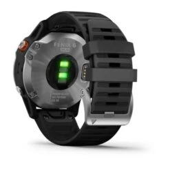 Garmin Fenix 6 Solar GPS Watch Silver Black -Golf Essentials Shop GAR22H4201002 4 L