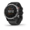 Garmin Fenix 6 Solar GPS Watch Silver Black -Golf Essentials Shop GAR22H4201002 L