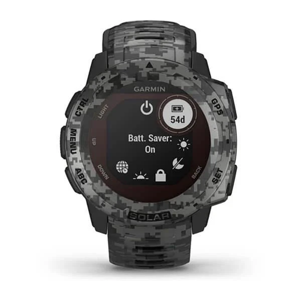 Garmin Instinct Solar Camo Edition Watch Graphite Camo 8 Garmin Instinct Solar Camo Edition Watch Graphite Camo - Image 6