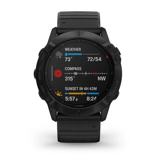 Garmin Fenix 6X Sapphire Grey - Black 6 Garmin Fenix 6X Sapphire Grey - Black - Image 4