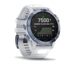 Garmin Fenix 6 Pro Solar GPS Watch Blue - White -Golf Essentials Shop GARH5125001 2 L