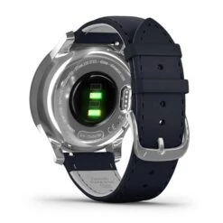Garmin Vivomove Luxe Leather GPS Watch Silver - Blue -Golf Essentials Shop GARH5127001 5 L