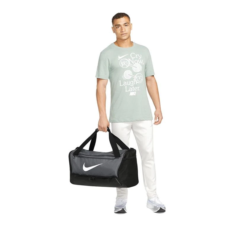 NIKE Brasilia 9.5 Holdall Duffel Bag - Iron Grey / Black / White 7 NIKE Brasilia 9.5 Holdall Duffel Bag - Iron Grey / Black / White - Image 5