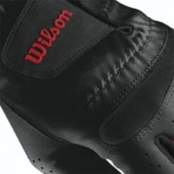 Wilson Gents Feel Plus Golf Glove Left Hand Black -Golf Essentials Shop P WGJA00806WILFEELPLUSGLOVEBLACKGENTSLH 2 L