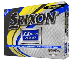 Srixon Q Star Tour Golf Balls - Yellow