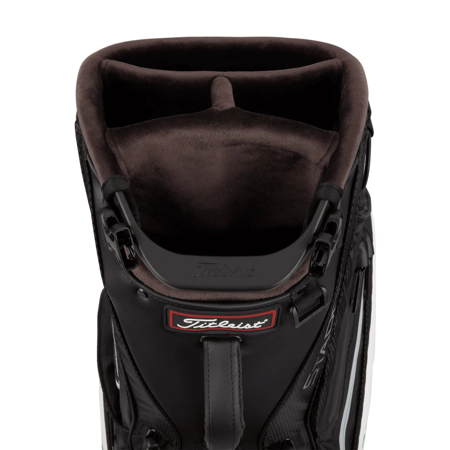 Titleist Tour Series Premium Stadry Stand Golf Bag - Black/White 4 Titleist Tour Series Premium Stadry Stand Golf Bag - Black/White - Image 2