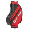Taylormade Tour Cart Golf Bag - Red/Black 2 Taylormade Tour Cart Golf Bag - Red/Black -Golf Essentials Shop Tour Cart Bag Black Red 1
