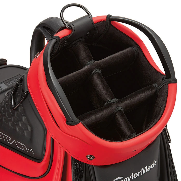 Taylormade Tour Cart Golf Bag - Red/Black 4 Taylormade Tour Cart Golf Bag - Red/Black - Image 2
