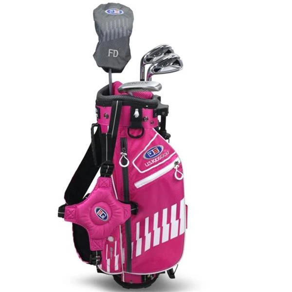 Junior 42" 4 Club Stand Set Left Hand Pink - White 4 Junior 42" 4 Club Stand Set Left Hand Pink - White - Image 2