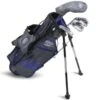 Junior 45" 4 Club Stand Set Left Hand Grey - Blue 1 Junior 45" 4 Club Stand Set Left Hand Grey - Blue -Golf Essentials Shop US20C1003003 L