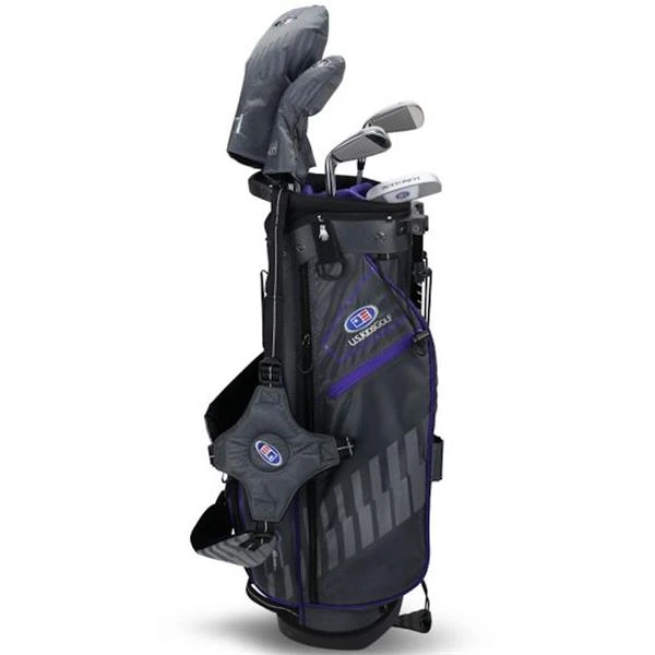 Junior 54" 5 Club Stand Set Right Hand Grey Purple 4 Junior 54" 5 Club Stand Set Right Hand Grey Purple - Image 2