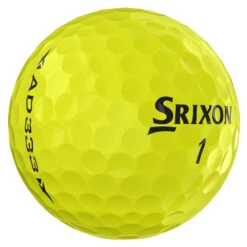 Srixon Ad333 Golf Balls - Yellow -Golf Essentials Shop ad333 balls yellow 3