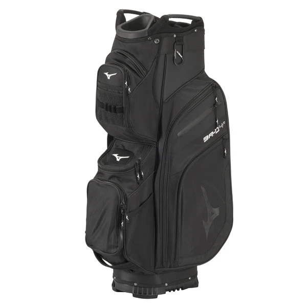 Mizuno BR-D4 Golf Cart Bag - Black/Black 3 Mizuno BR-D4 Golf Cart Bag - Black/Black