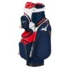 Mizuno BR-D4 Golf Cart Bag - Navy/Red