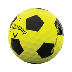 Callaway Chrome Soft Truvis Golf Balls - Yellow -Golf Essentials Shop callaway chrome soft golf balls truvis yellow 3