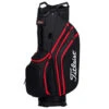 Titleist Cart 14 Lightweight Golf Cart Bag - Black/Black/Red 2 Titleist Cart 14 Lightweight Golf Cart Bag - Black/Black/Red -Golf Essentials Shop cart14blkblkred