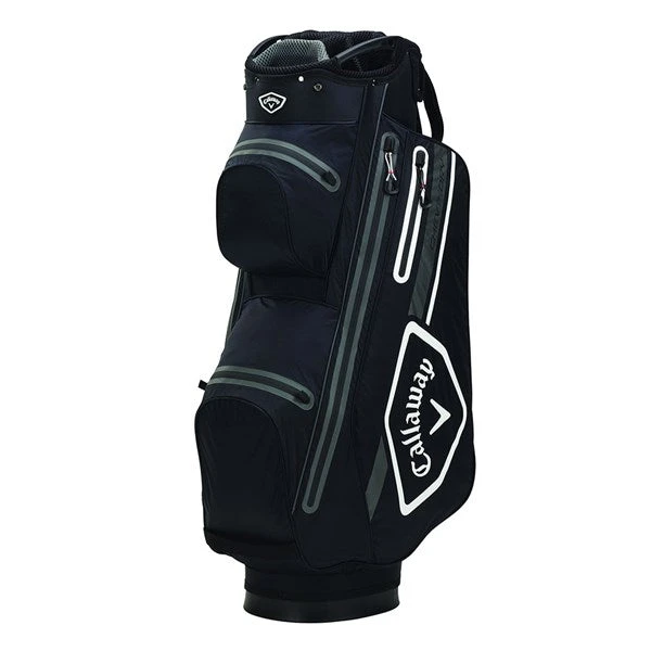 Callaway Chev Dry 14 Golf Cart Bag - Black/White/Charcoal 3 Callaway Chev Dry 14 Golf Cart Bag - Black/White/Charcoal