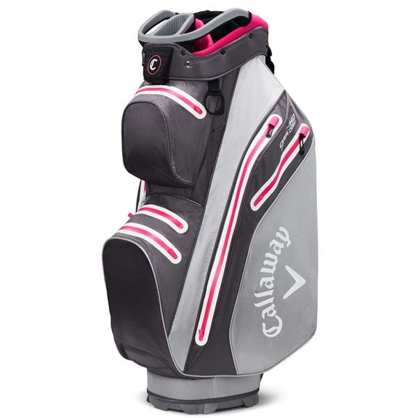 Callaway Org 14 Hyperdry Golf Cart Bag - Pink/Grey 3 Callaway Org 14 Hyperdry Golf Cart Bag - Pink/Grey