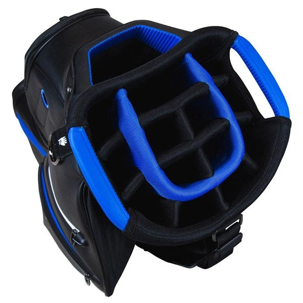 Taylormade 2021 Deluxe Golf Cart Bag - Black/Blue 4 Taylormade 2021 Deluxe Golf Cart Bag - Black/Blue - Image 2