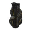 Powakaddy DLX-Lite Golf Cart Bag - Black/Titanium/Yellow -Golf Essentials Shop dlxlitebagblkyellow
