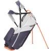 Taylormade 2021 Flextech Lite Golf Stand Bag - Cool Grey/Titanium -Golf Essentials Shop flextechlite stand bag grey orange 1