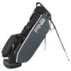 Ping Hoofer Lite Golf Stand Bag - Slate/Black/White 2 Ping Hoofer Lite Golf Stand Bag - Slate/Black/White -Golf Essentials Shop hooferlite black grey