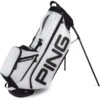 Ping Hoofer Tour Staff Golf Stand Bag - Black/White - Limited Edition 2 Ping Hoofer Tour Staff Golf Stand Bag - Black/White - Limited Edition -Golf Essentials Shop hoofertour blkwhite1