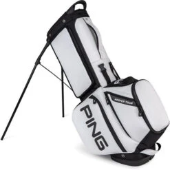 Ping Hoofer Tour Staff Golf Stand Bag - Black/White - Limited Edition -Golf Essentials Shop hoofertour blkwhite2