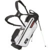 Mizuno BR-D3 Golf Stand Bag - White/Black -Golf Essentials Shop mizuno br d3 golf stand bag white blk 1
