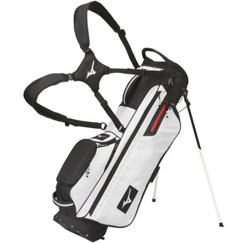 Mizuno BR-D3 Golf Stand Bag - White/Black 3 Mizuno BR-D3 Golf Stand Bag - White/Black