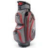 Powakaddy DLX-Lite Golf Cart Bag - Gunmetal/Red -Golf Essentials Shop powakaddy dlx lite 22 gun red 1
