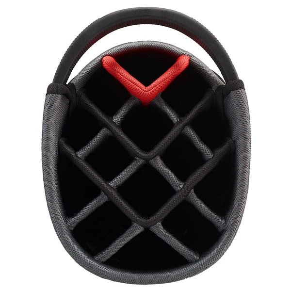 Powakaddy DLX-Lite Golf Cart Bag - Gunmetal/Red 4 Powakaddy DLX-Lite Golf Cart Bag - Gunmetal/Red - Image 2