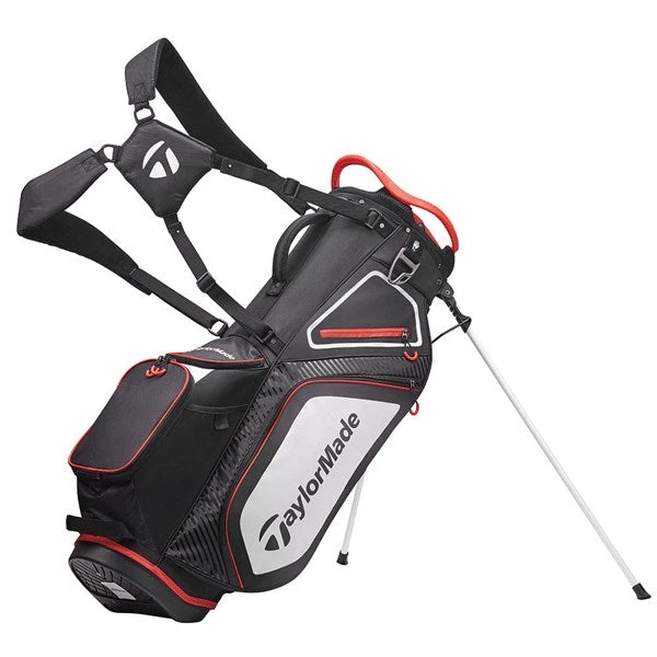 Taylormade 8.0 Pro Stand Golf Bag - Black/White/Red 3 Taylormade 8.0 Pro Stand Golf Bag - Black/White/Red