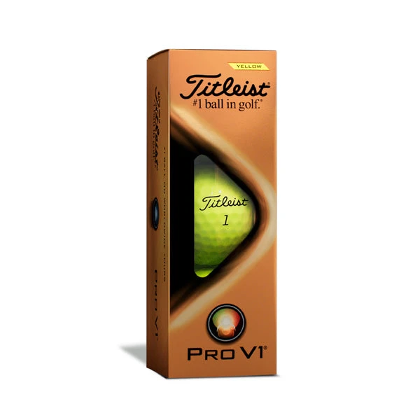 Titleist Pro V1 2021 Golf Balls - Yellow 8 Titleist Pro V1 2021 Golf Balls - Yellow - Image 6