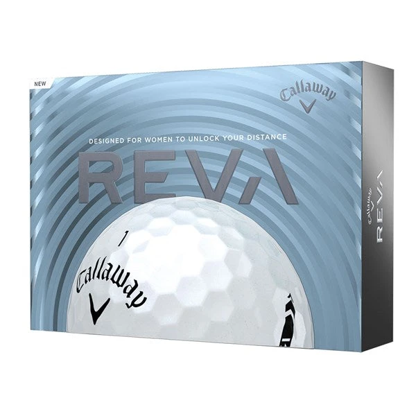Callaway Reva Golf Balls - Pearl 3 Callaway Reva Golf Balls - Pearl