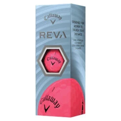 Callaway Reva Golf Balls - Pink -Golf Essentials Shop reva balls dozen pink 3