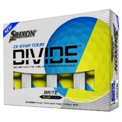 Srixon Q Star Divide Golf Balls - Blue/Yellow
