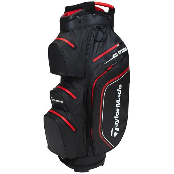 Taylormade 2021 StormDry Waterproof Golf Cart Bag - Black/Red 3 Taylormade 2021 StormDry Waterproof Golf Cart Bag - Black/Red