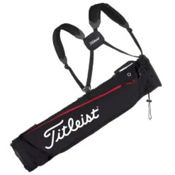 Titleist Tileist Sunday Carry Golf Pencil Bag - Black/Red -Golf Essentials Shop sundaycarry20blkred3