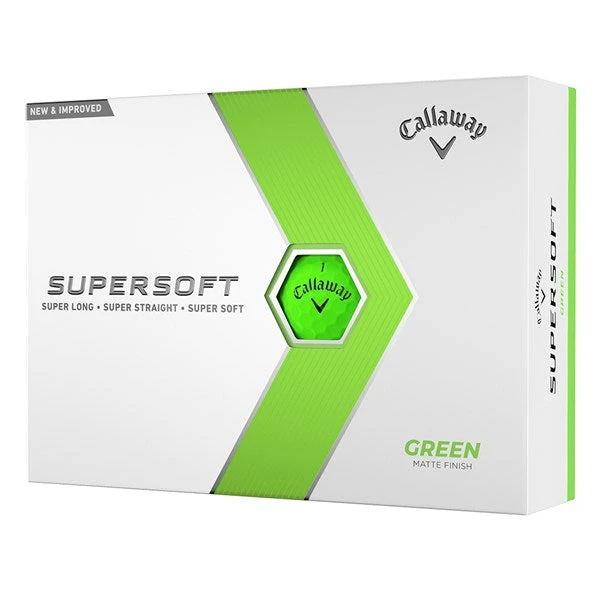 Callaway 2023 Supersoft Golf Balls - Green 3 Callaway 2023 Supersoft Golf Balls - Green